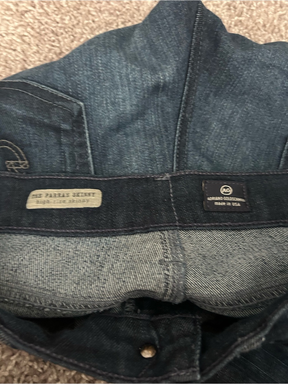 Ag Adriano Goldschmied Women’s  Indigo Skinny Jeans